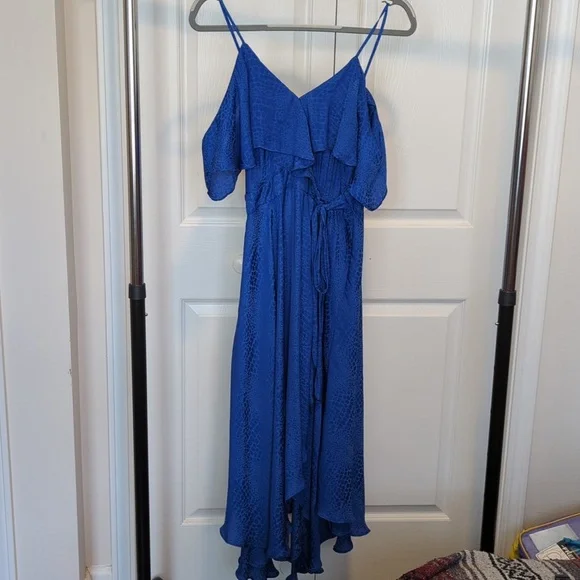 Jennifer Lopez | Dresses | Xs Beautiful Blue Jlo Dress | Poshmark